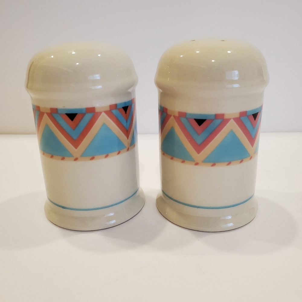 Sango Zuni Salt & Pepper Shakers 25247 Southweast